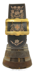 Glocke Roulin Kuh GR-Geschnitzt (10340-111G)